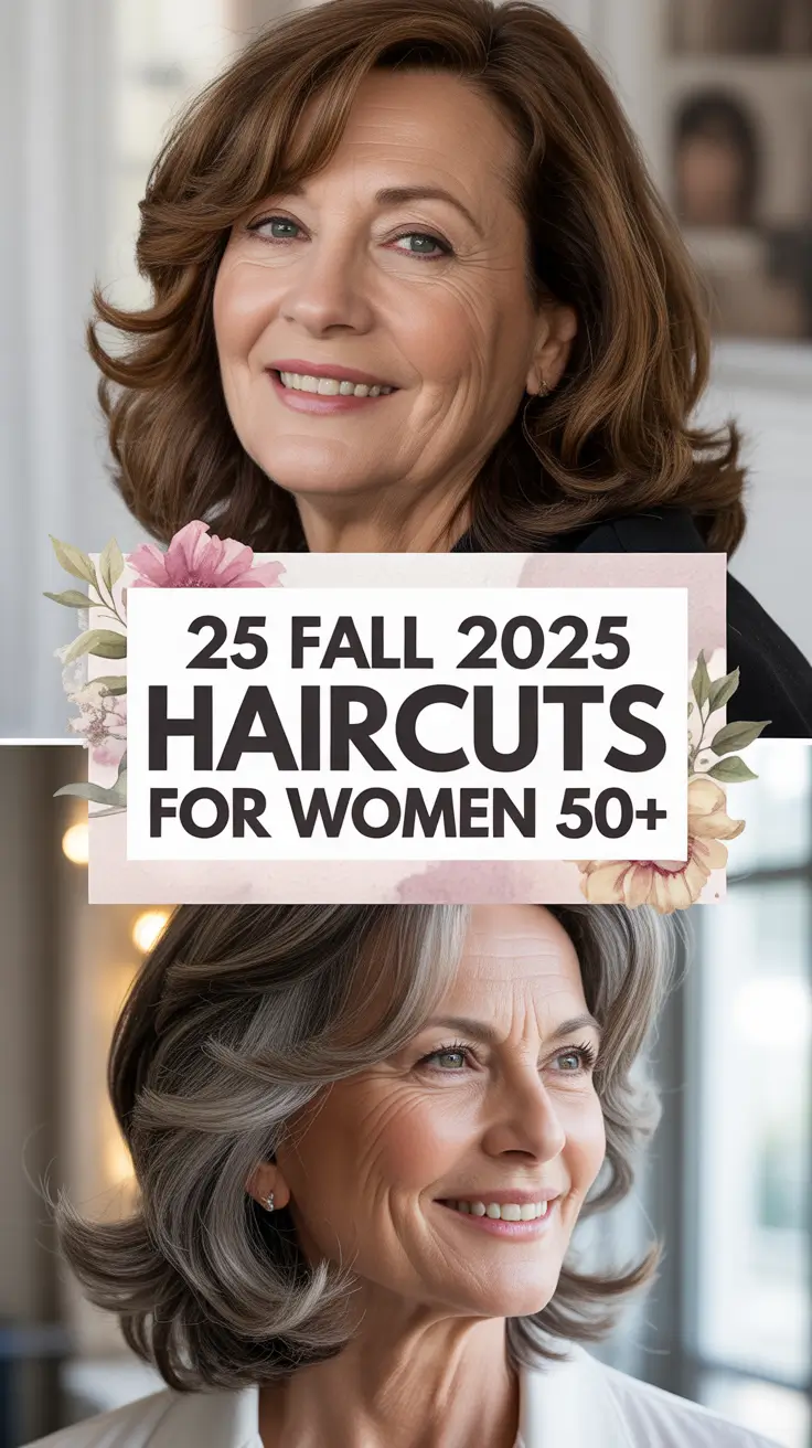 Fall 2025 Haircuts for Women 50+: Stylish, Low Maintenance & Timeless Trends