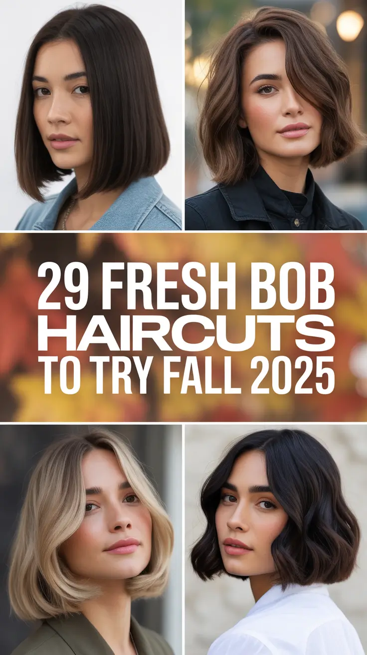 Fresh Bob Haircuts to Try Fall 2025: Cute, Short & Stacked Styles for Every Vibe