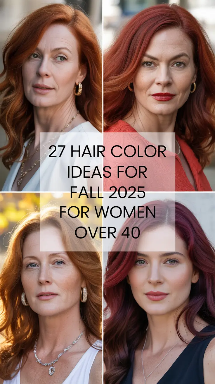 Hair Color Ideas for Fall 2025 for Women Over 40: Seasonal Trends You’ll Actually Want to Try