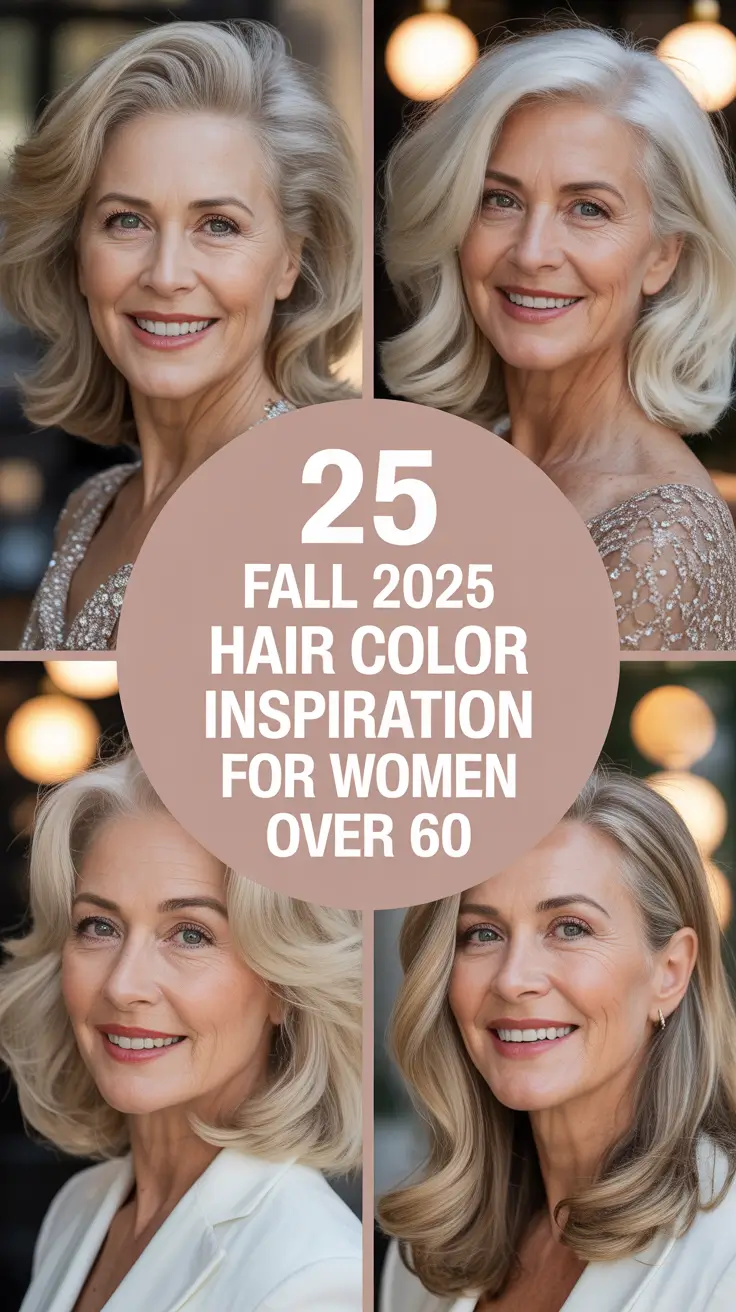 Fall 2025 Hair Color Inspiration for Women Over 60: Chic, Bold & Timeless Ideas