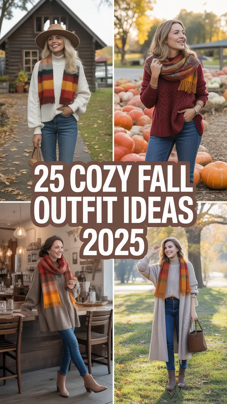 Cozy Fall Outfits Ideas 2025 That Aesthetic Women Will Love