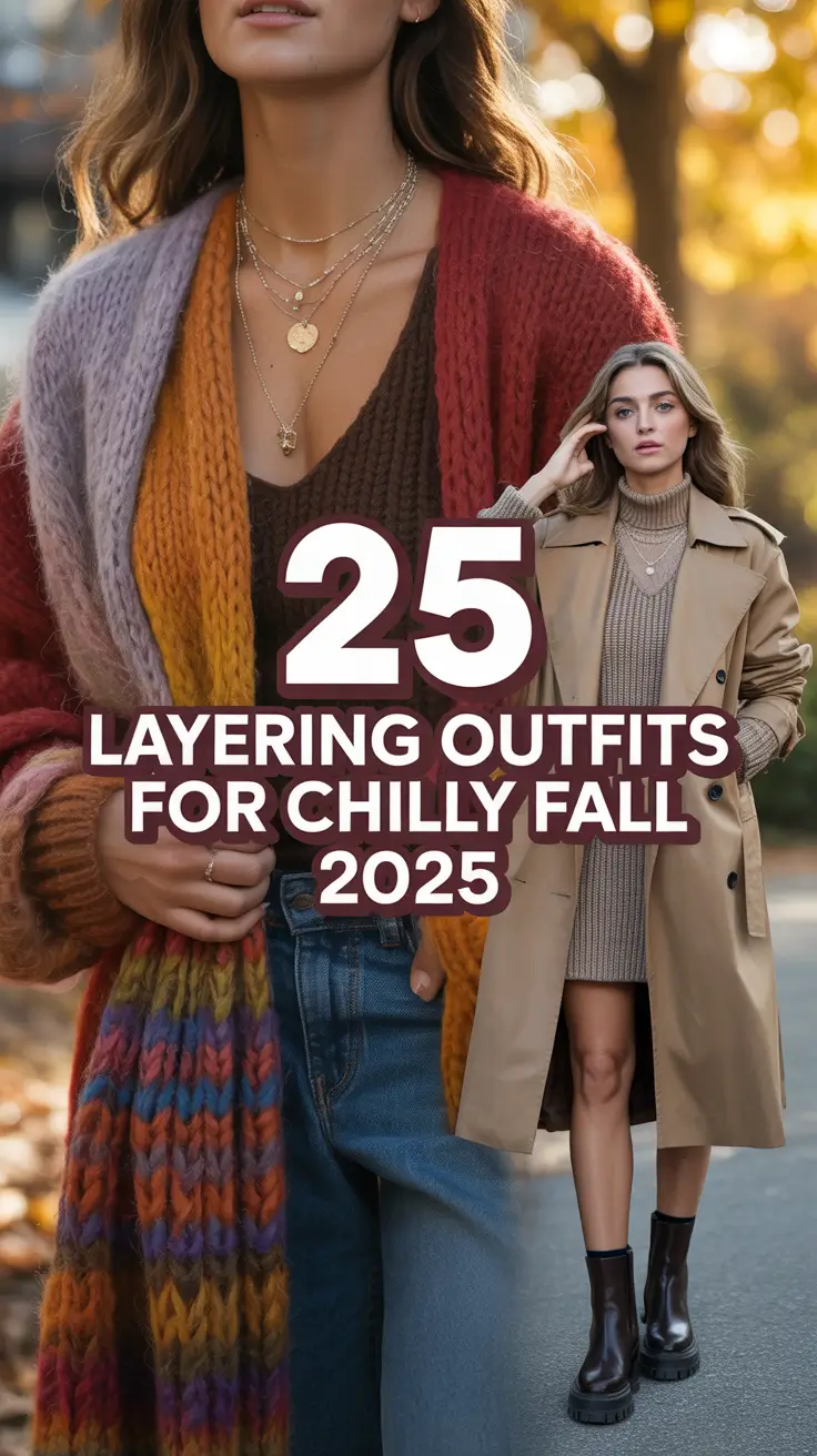 Layering Outfits for Chilly Fall 2025: Casual-Chic Street Style Ideas Women Love