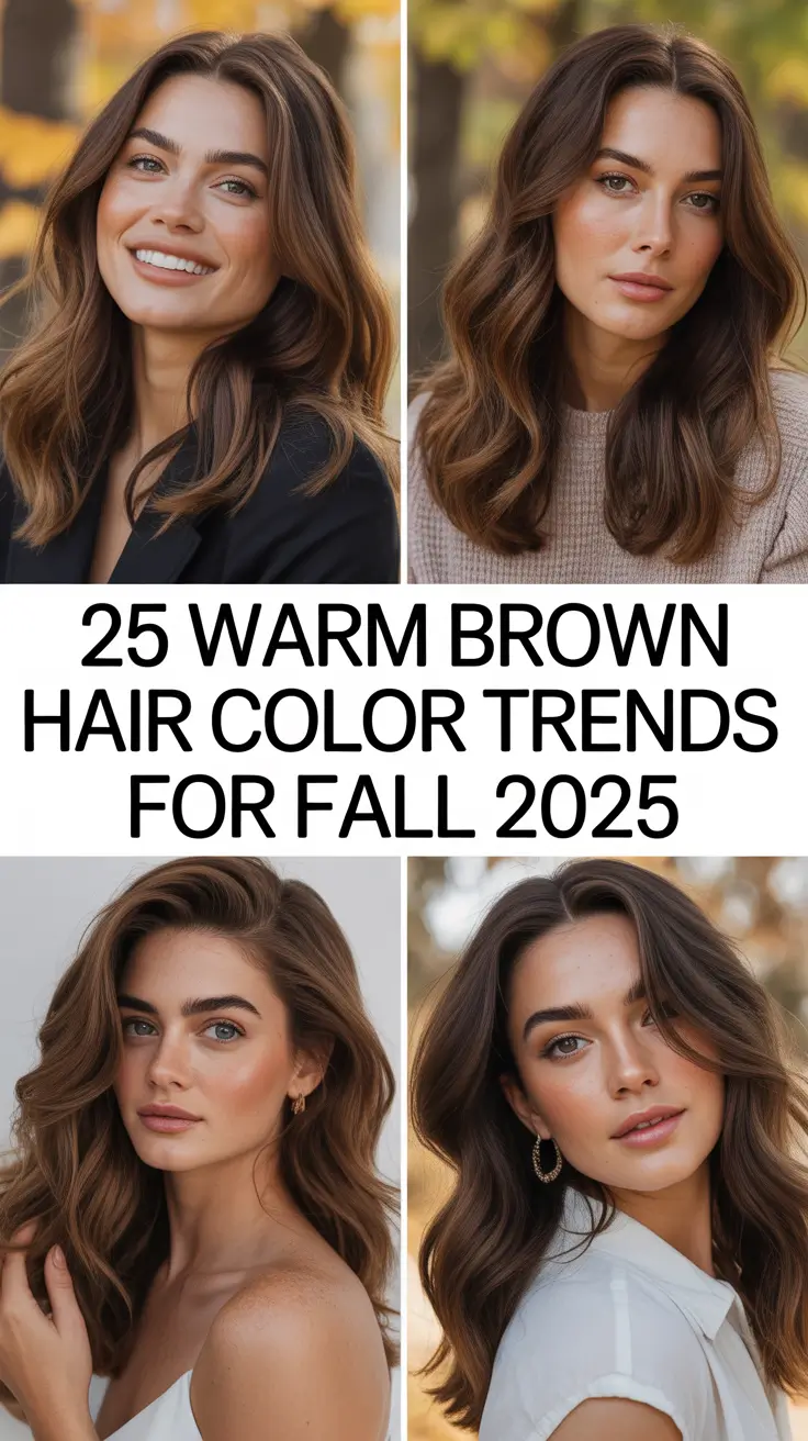 Warm Brown Hair Color Trends for Fall 2025 That Brunettes Will Love