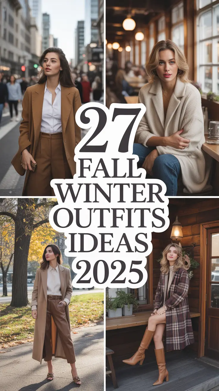 Fall Winter Outfits Ideas 2025: Chic, Cozy, and Confident Looks to Inspire Every Woman