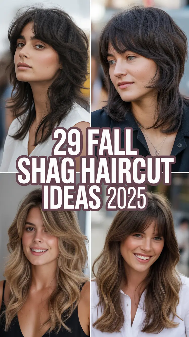 Fall Shag Haircut Ideas 2025: The Most Textured Looks to Try This Season