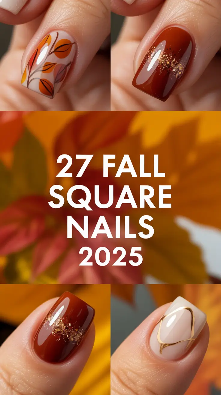 Fall Square Nails 2025: Chic Autumn Designs for Every Length and Mood