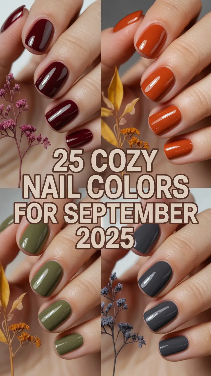 Cozy Nail Colors for September 2025 That Are Trending Everywhere Right Now
