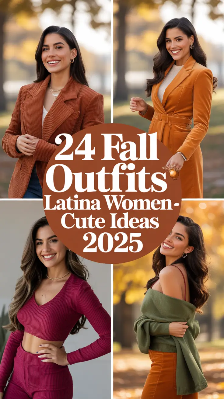 Fall Outfits Latina Women – Cute Ideas to Try for 2025 Aesthetic Trends