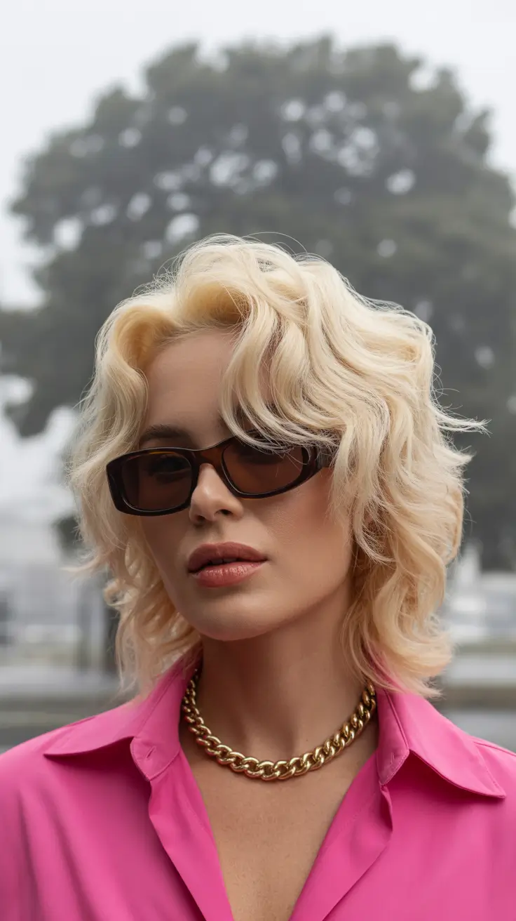 Fall short haircut Marilyn-Inspired Layered Curls