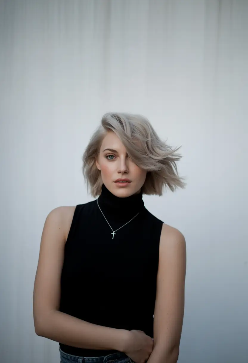 Fall-short-haircut-Air-Texture-with-Ash-Blonde-Drama