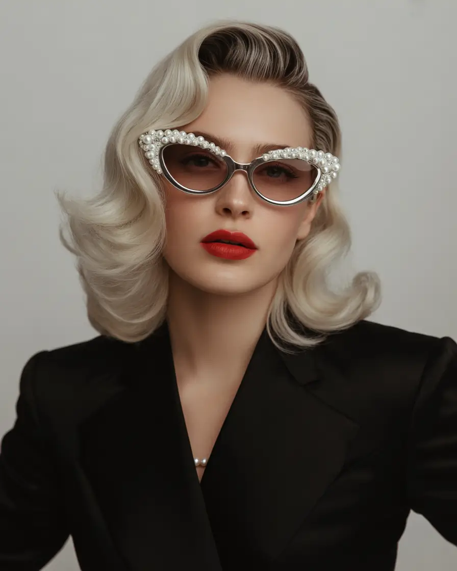 Fall-short-haircut-Retro-Glam-Waves-with-a-Twist