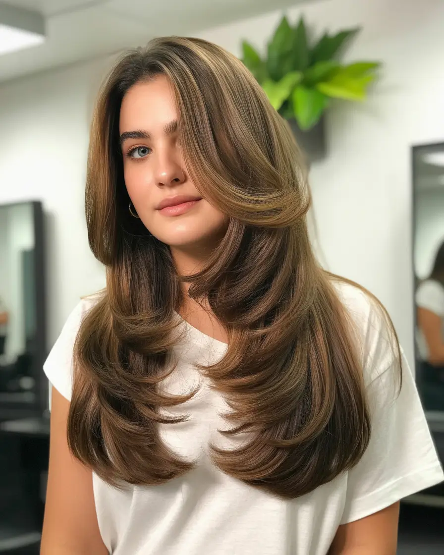 Fall Haircuts for Chubby Faces Layered Luxe for Everyday Confidence