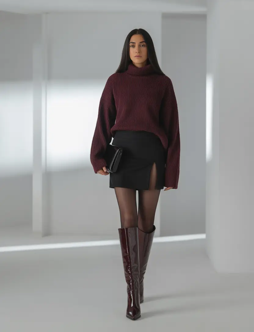 new-fall-fashion-clothes-Wine Tones and Sultry Lines