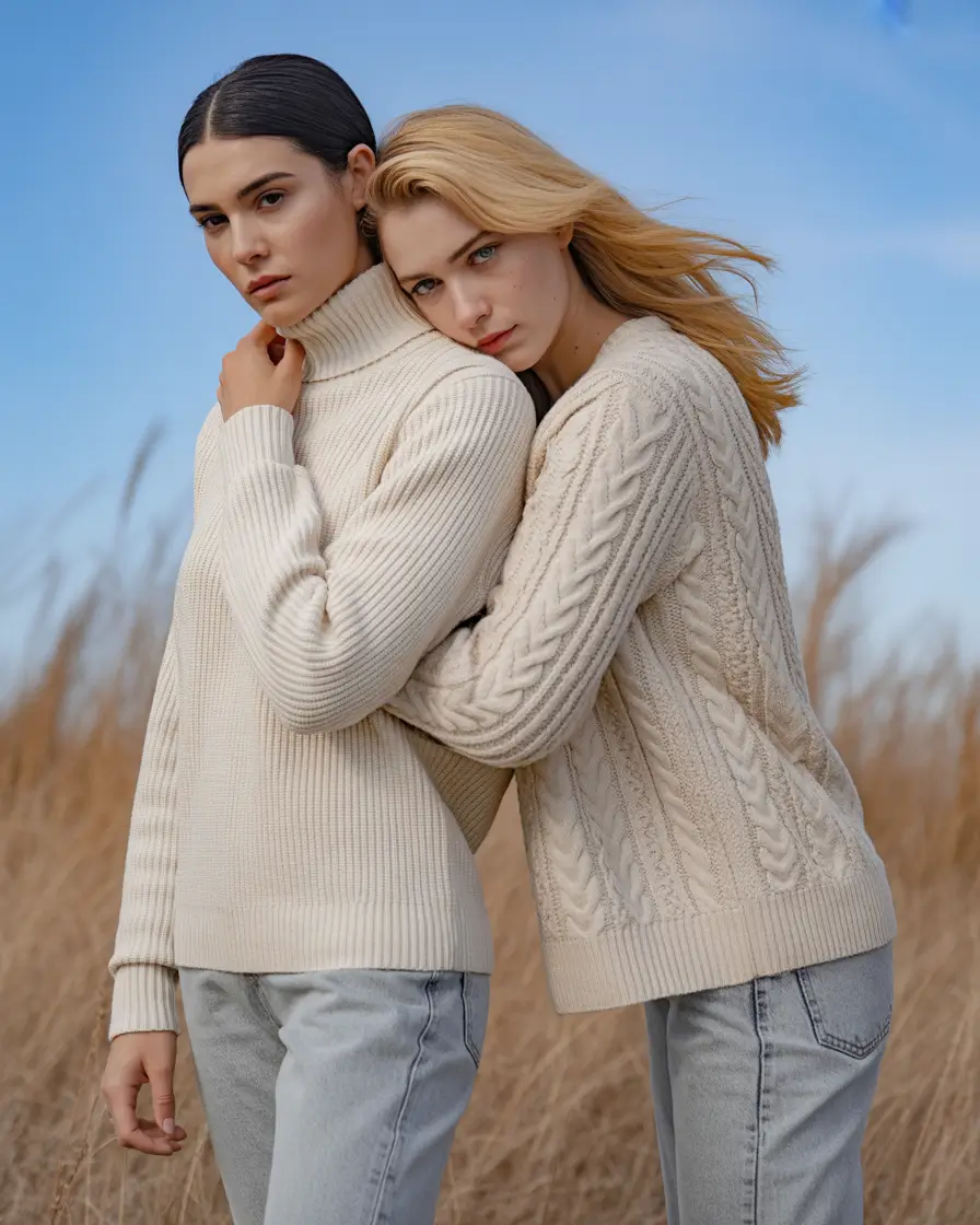 cozy fall outfits Denim Days Cream Dreams