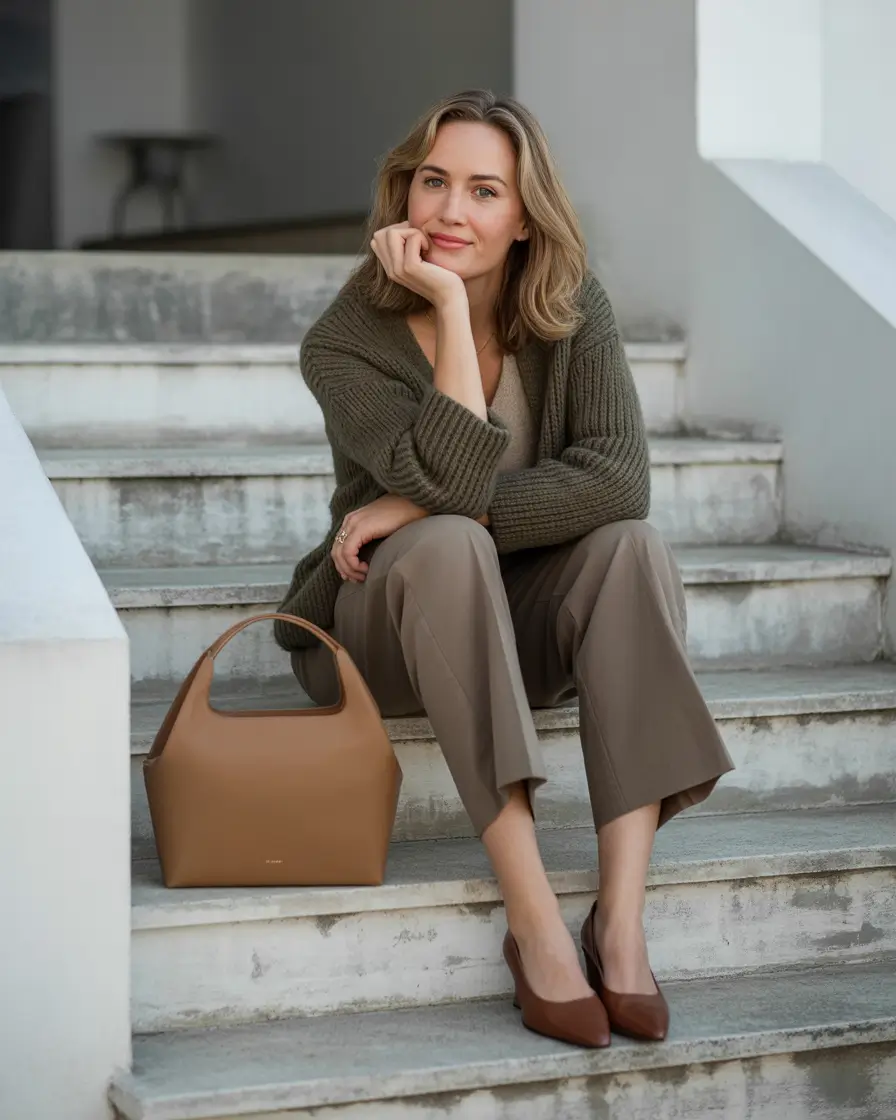 cozy fall outfits Sweater Set Simplicity