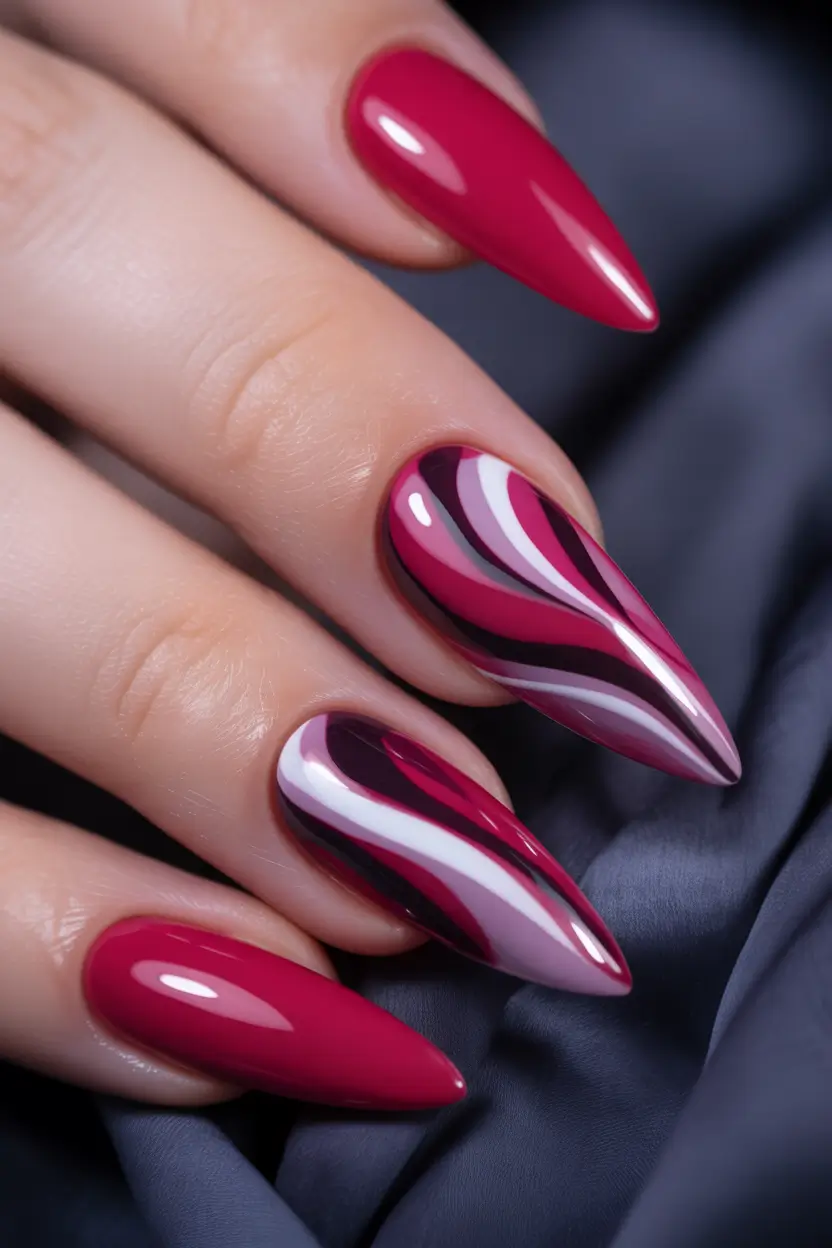 September-nails-color+Velvet-Berry-Swirl-with-a-Retro-Mood