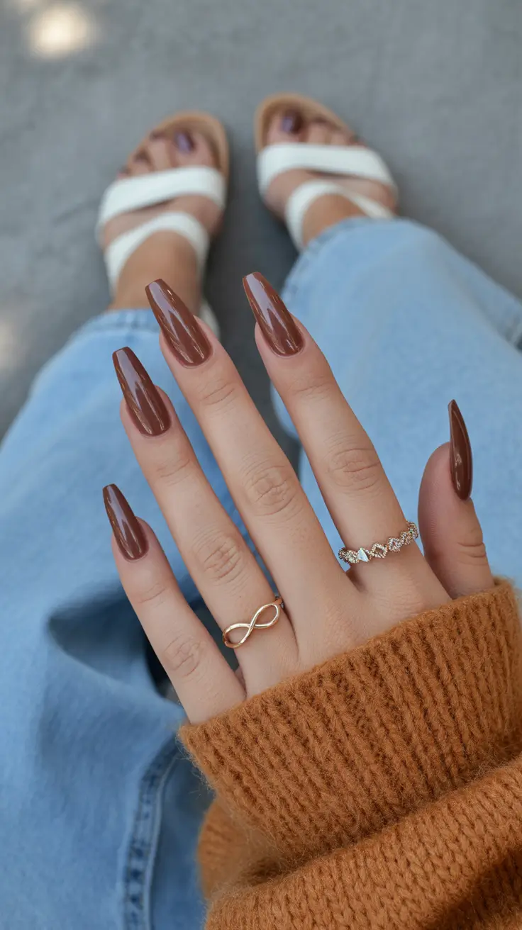 Fall-dip-powder-Milk-Chocolate-Coffin-Nails