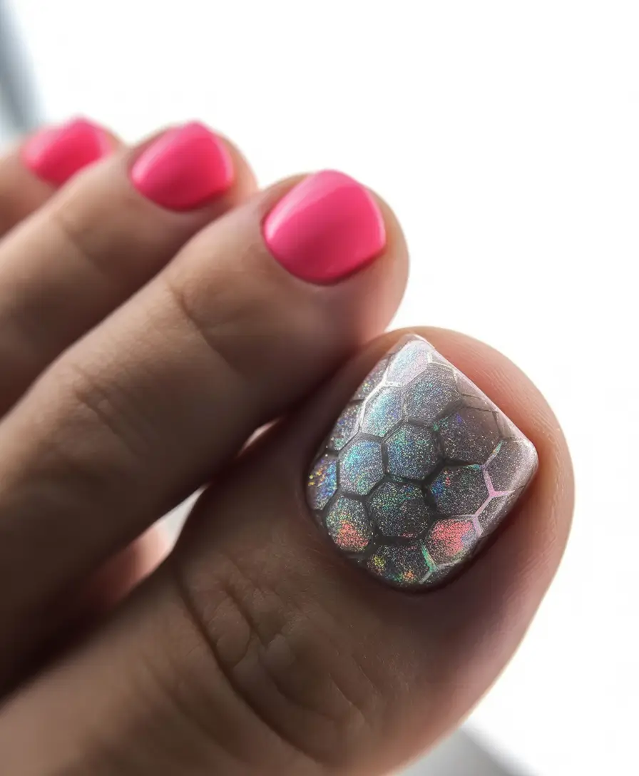 Color fall 2025 Chrome Honeycomb Meets Hot Pink Energy