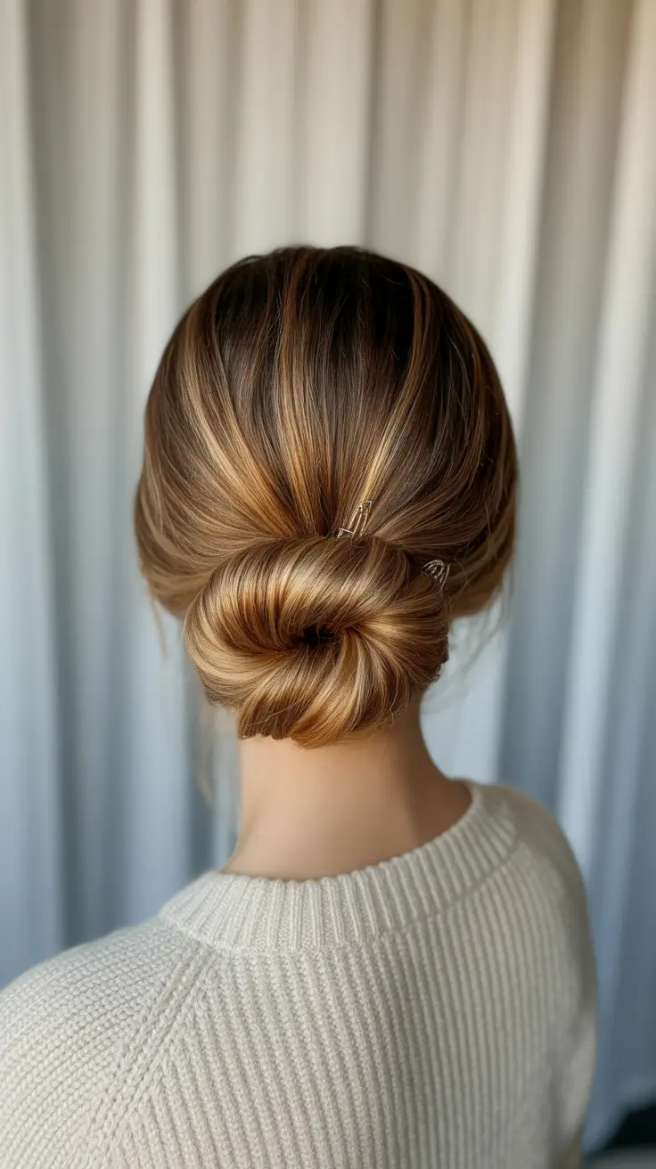 fall-hairstyles-for-women-over-40-low-knot-ease-with-subtle-glam