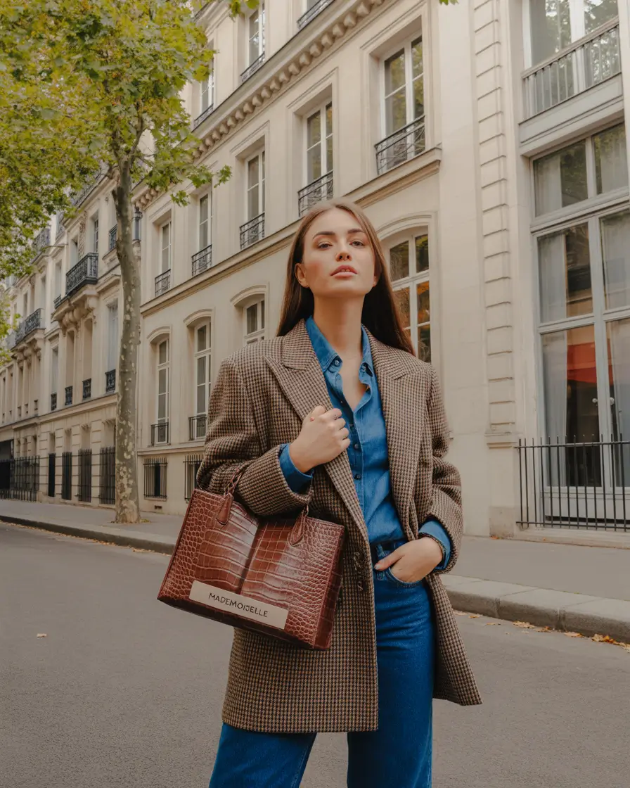 fall outfits with jeans 2025 Tailored Layers with a Parisian Twist