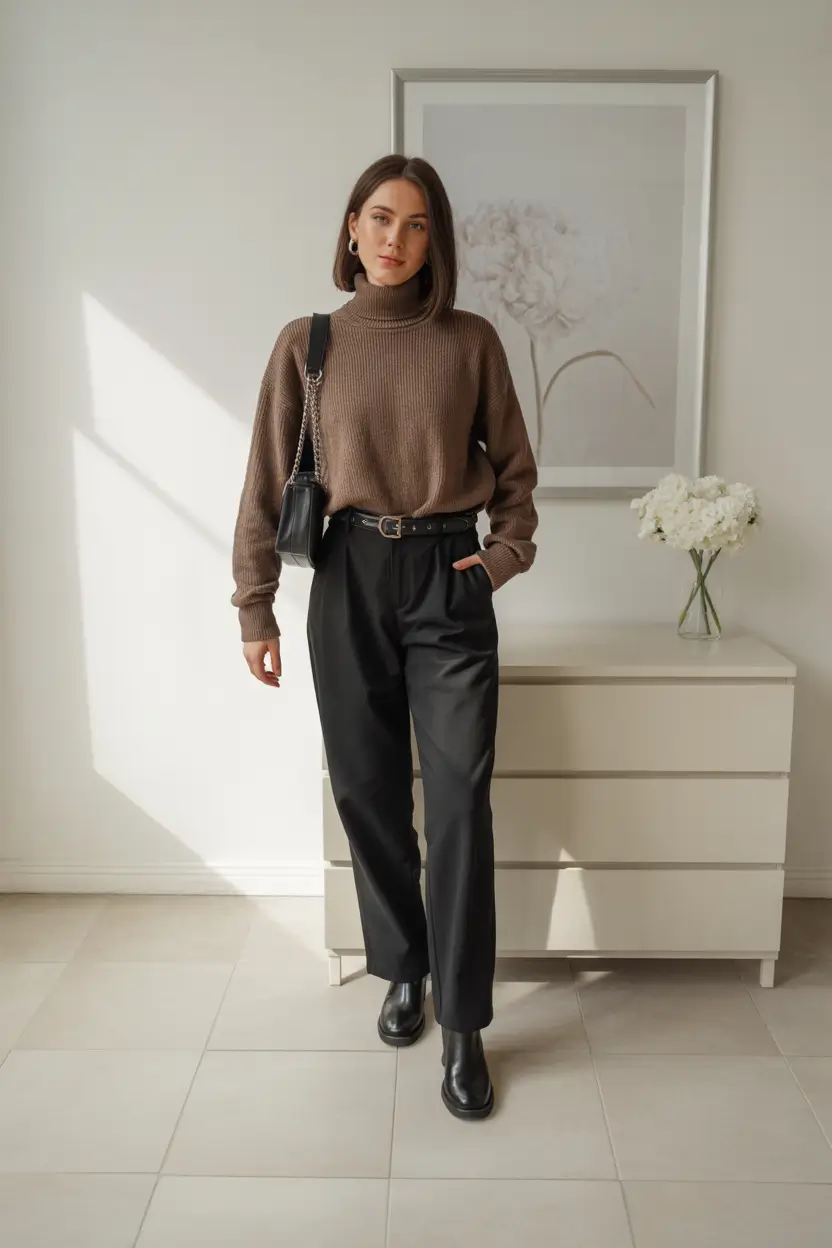 everyday fall outfits Muted Monochrome: Luxe Simplicity Done Right