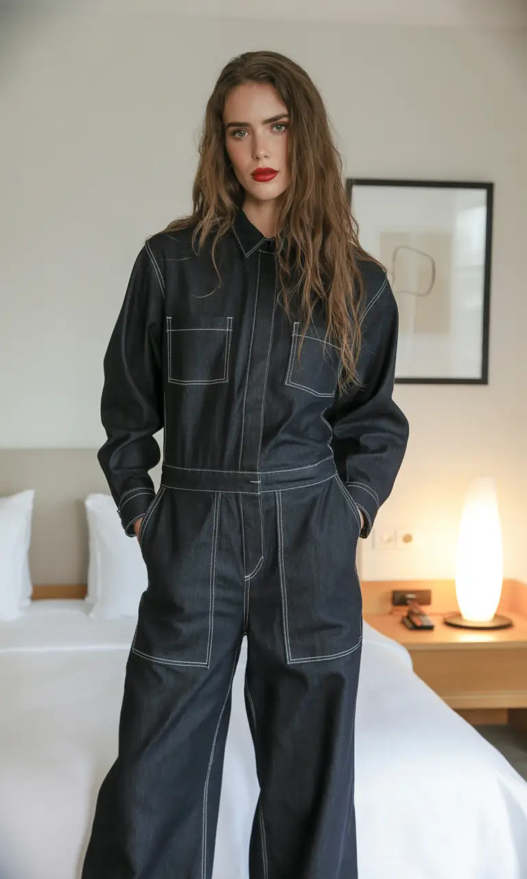 everyday fall outfits Modern Denim Utility, But Make It Chic