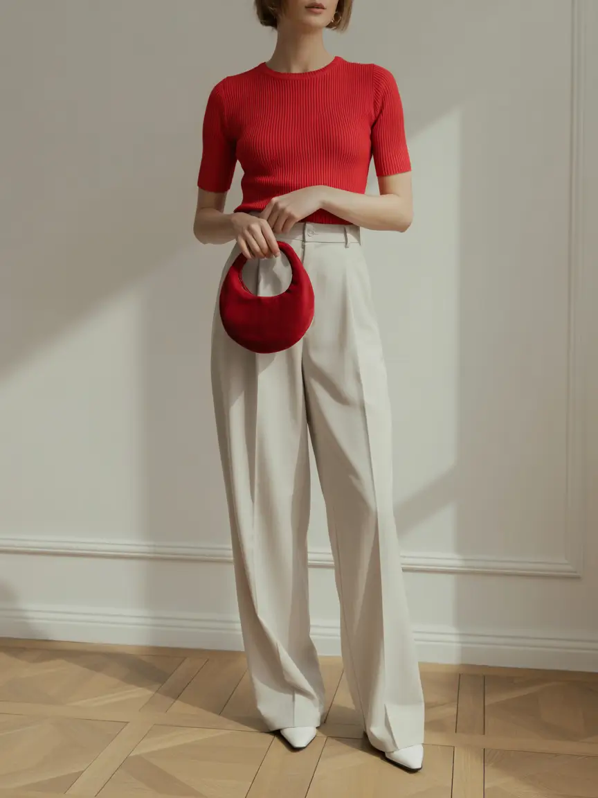 everyday fall outfits The Minimalist with a Pop