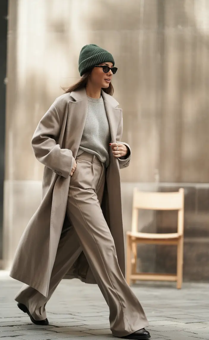 everyday fall outfits Slouchy Neutrals: Elevated Street Style in Motion