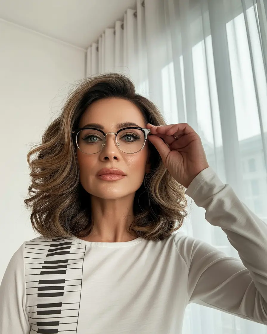 Fall haircuts for women over 40 Voluminous Blowout with Natural Dimension