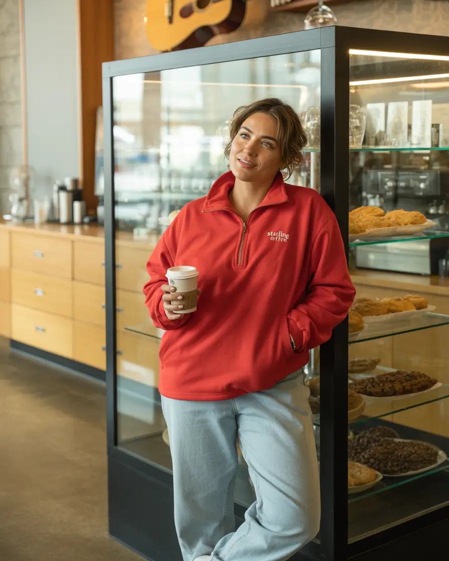 midsize fall outfits+The Coffee Run Champion