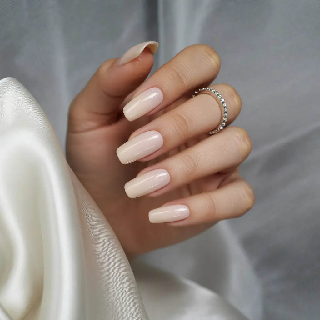 Fall ballerina nails 2025 Soft Almond Elegance for Crisp Fall Mornings