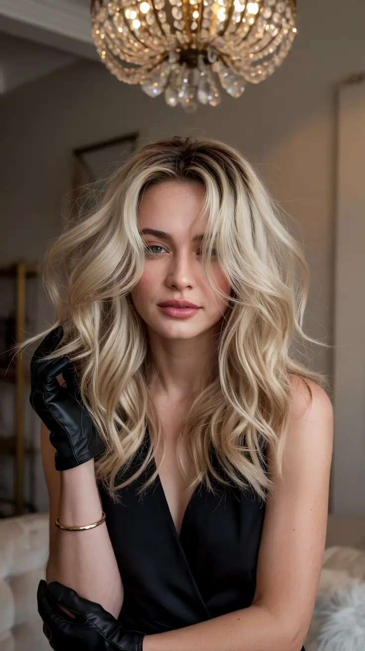 Fall Hair Colors for Cool Skin Tones - Chandelier Blonde with Soft Waves