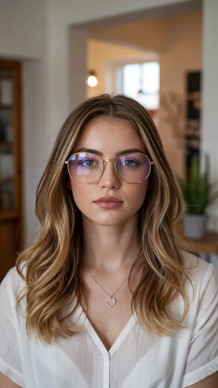 Fall Hair Colors for Cool Skin Tones Soft Cocoa Balayage with Amber Ribbons