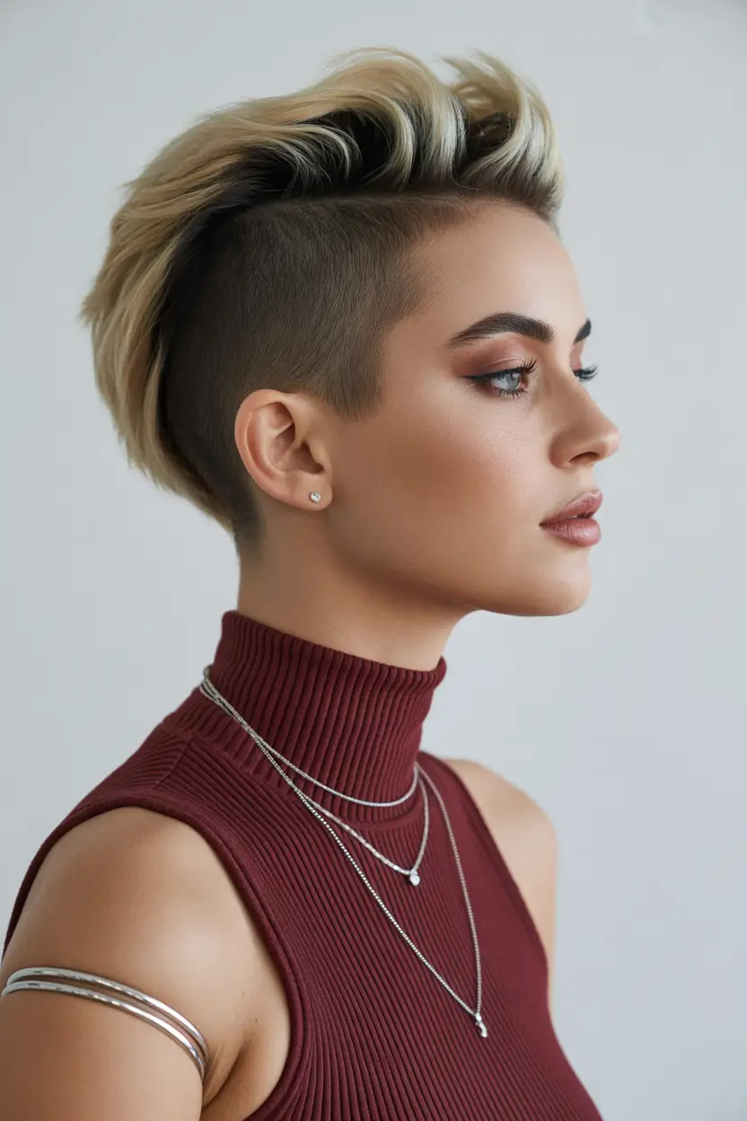 Fall pixie haircut+Edgy Volume Meets Precision Buzz