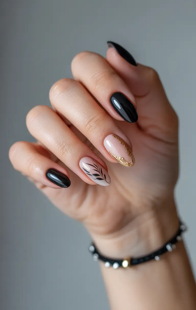 Fall-nail-colors-for-fair-skin-2025-Botanical-Noir