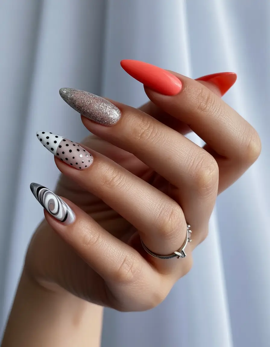 Fall nail colors for medium skin 2025+Eclectic Mix & Match