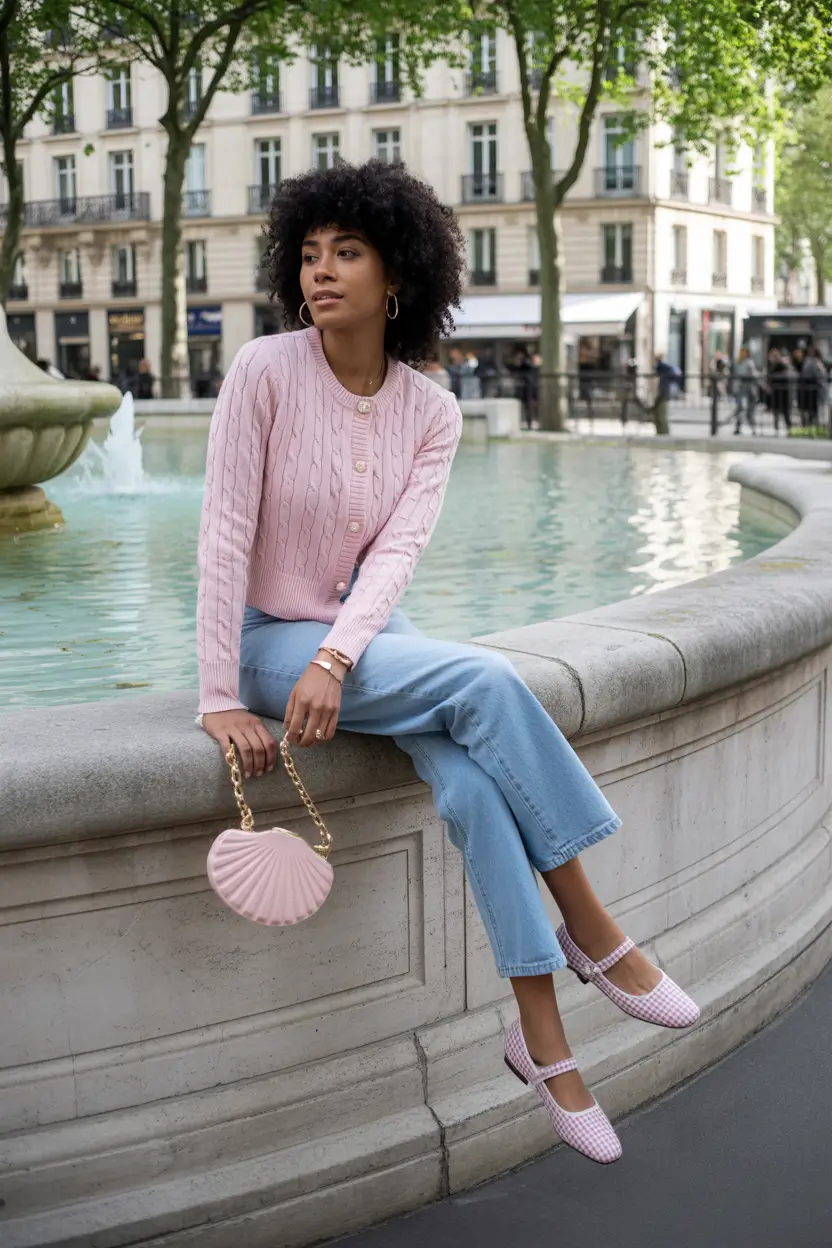 fall outfits for school 2025 Soft Pastel Preppy Perfection
