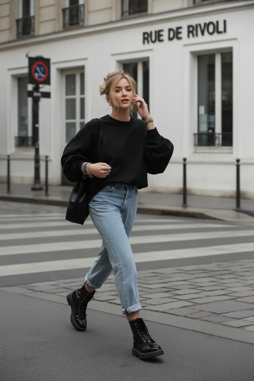 fall outfits for school Street Chic, French Girl Twist