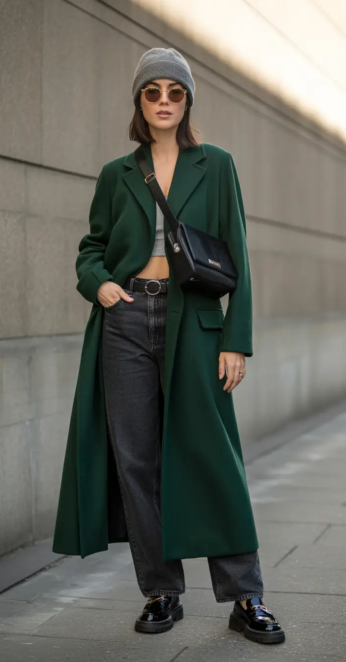 fall outfits for school Emerald Power Play