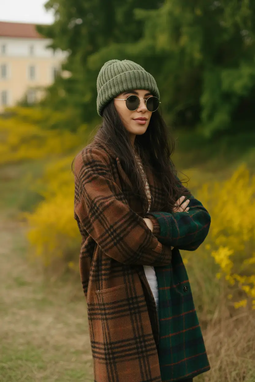 fall outfits for school Woodland Layers With Retro Mood