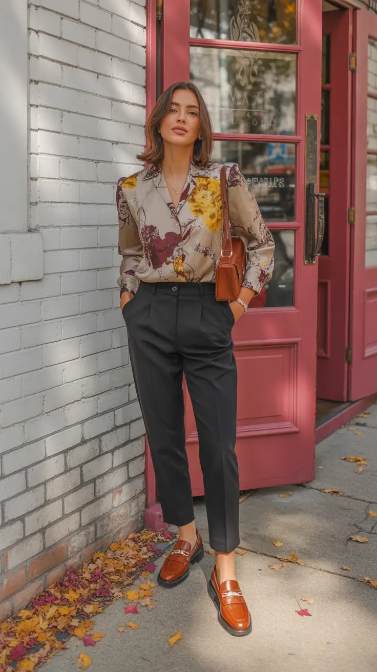 fall outfits for school 2025 Floral Power and Fall Sharpness