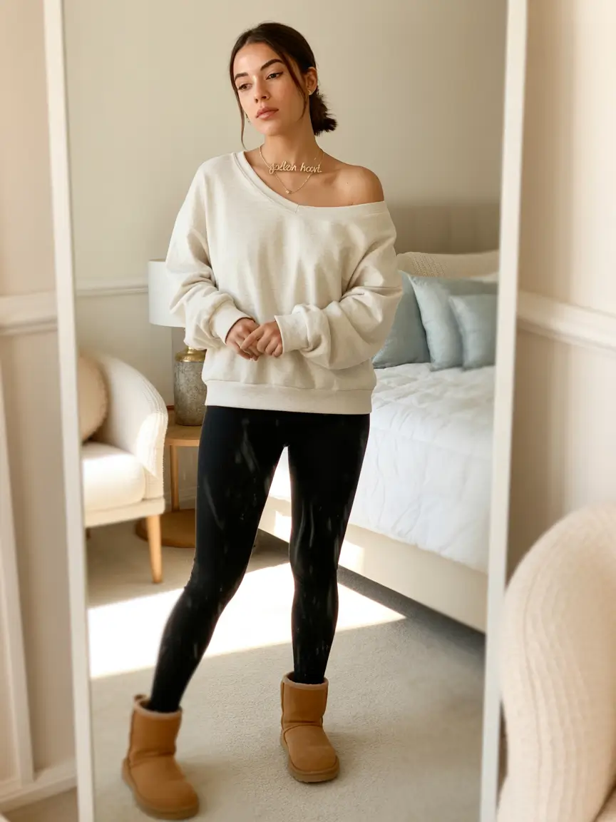 fall outfits for school 2025 Modern Balletcore, But Make It Basic