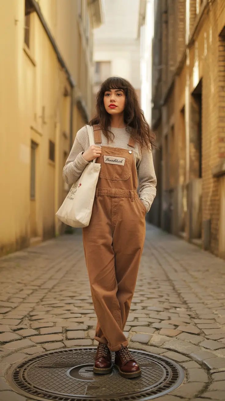 fall outfits for school 2025 Retro Academia with a Tomboy Edge