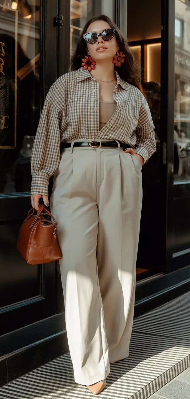 curvy fall outfits Smart Neutrals, Big Impact
