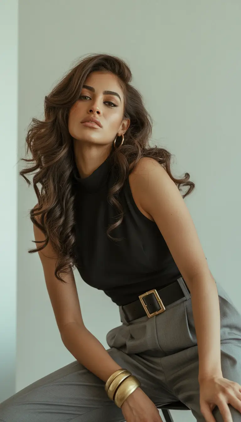 fall outfits latina women - Chic Sculpted Minimalism