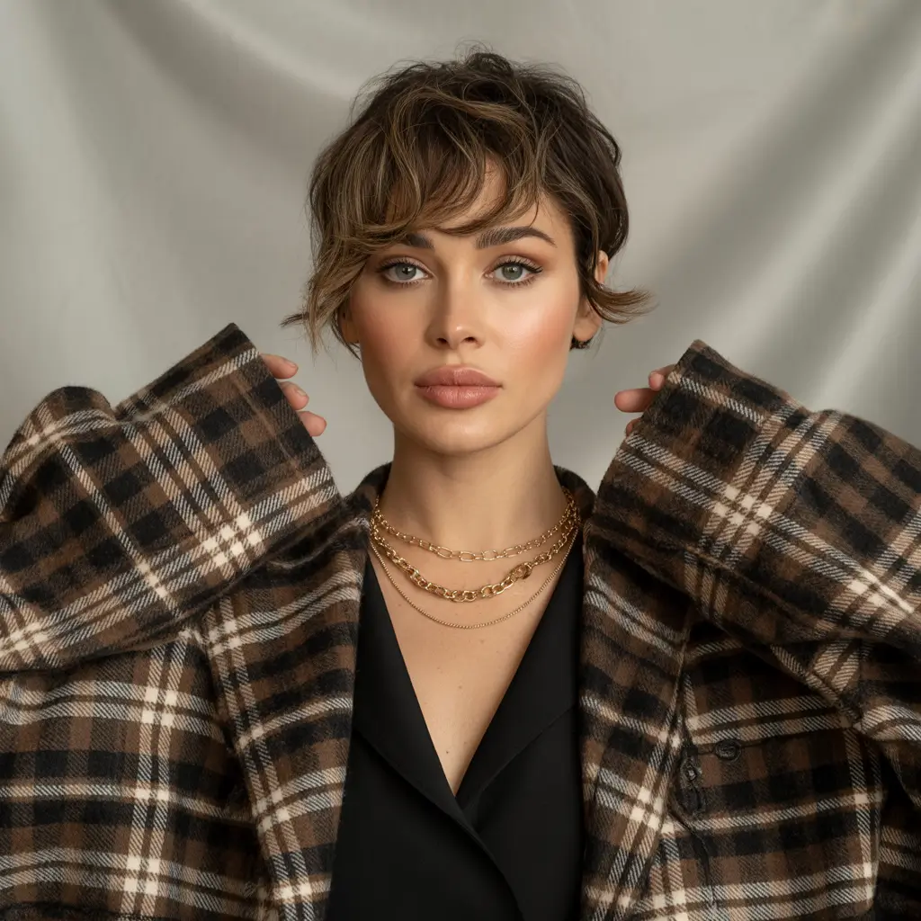 Fall shag haircut Tailored Texture with Soft Edge