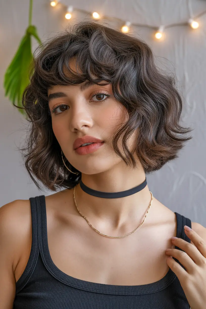 Fall shag haircut Frenchie Fringe Meets Modern Muse
