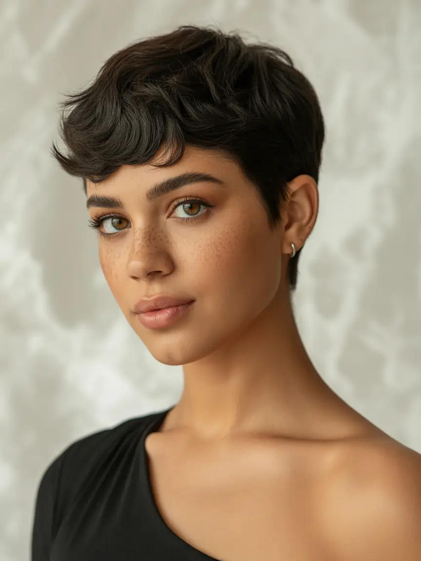 Fall shag haircut Soft Crop for Subtle Cool