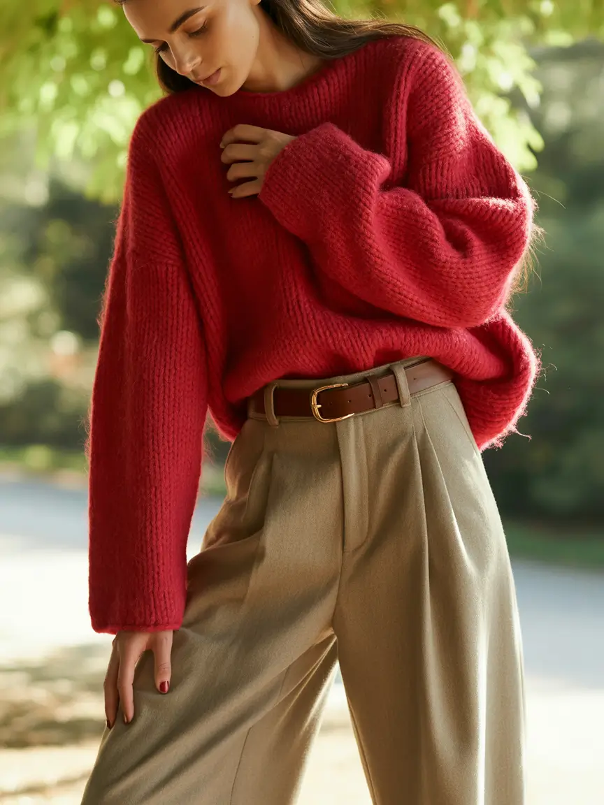 fall sweater outfits ideas 2025 Soft Structure: Power Dressed, Lightly