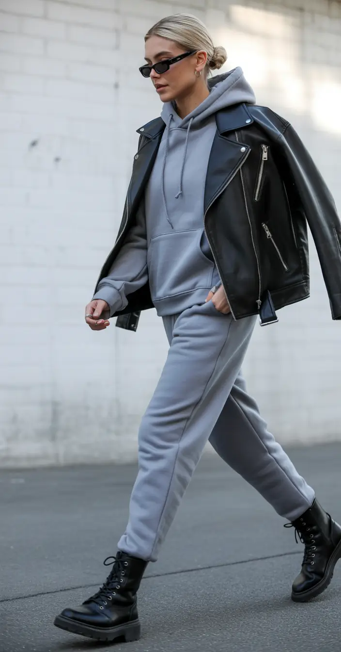 fall winter outfits Grit Meets Comfort: The New Urban Uniform
